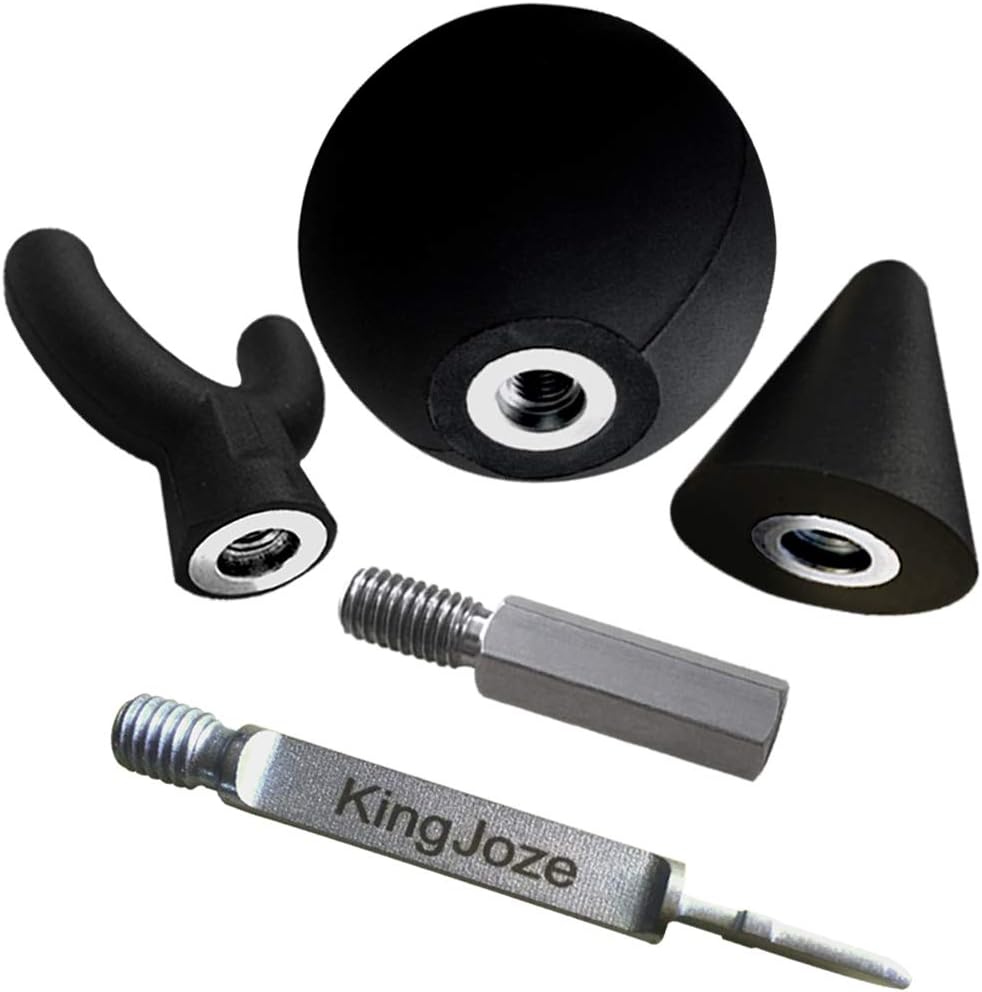 Jigsaw Massage Adapter Bits - 5Pcs Reciprocating Mobility Adapter Massage Bits, Percussion Massage Attachment for Muscle Relaxation