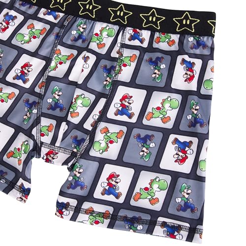 Nintendo Mario Underwear and Boxer Briefs with Luigi, Toad, Yoshi, Peach & Bowser, 2/3T-12 - image 4