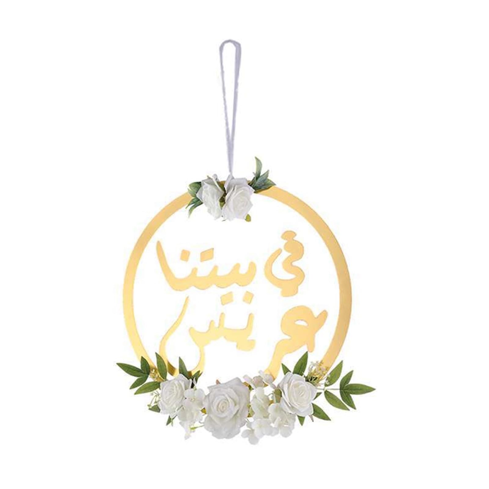 Graceful European Artificial Flower Wreath for Door Hanging for Various Occasion Photo Props Wedding Gift Decoration