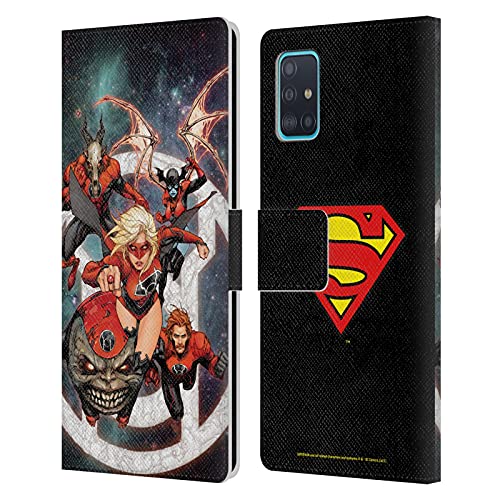 Head Case Designs Officially Licensed Superman DC Comics New 52#30 Supergirl Comic Art Leather Wallet Case Compatible with Samsung Galaxy A51 (2019)