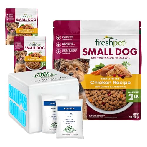 Freshpet - Small Dog bite Size Chicken Recipe 2 lbs. - Pack of 3