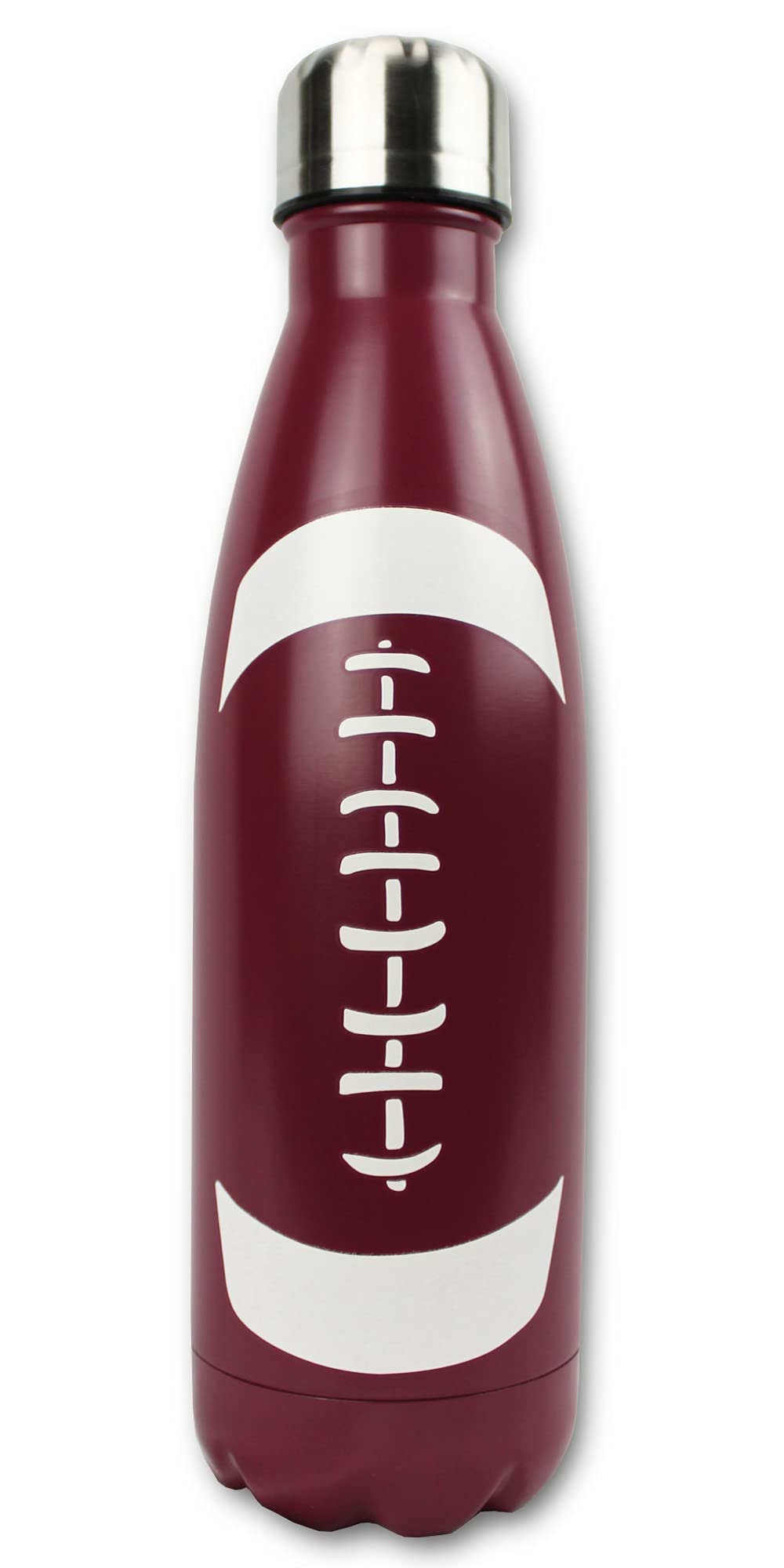 Wasserflasche Fußball 500 ml Geschenk für Mutter Kinder Sport Reise Wasserflasche Edelstahl Tumbler Vakuum isoliert hält Wasser kalt für 24 Stunden heiß (Fußball)