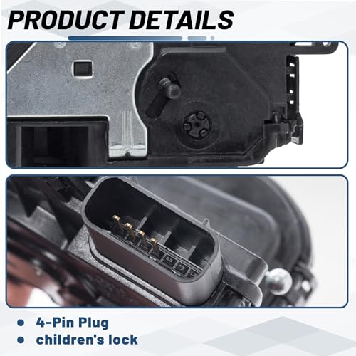 Image of KELOKE Door Latch Lock Actuator for Kia, Rear Left | Sorento 2011 - 2015, Rear Left Driver Side, Replace# 81410-2P000