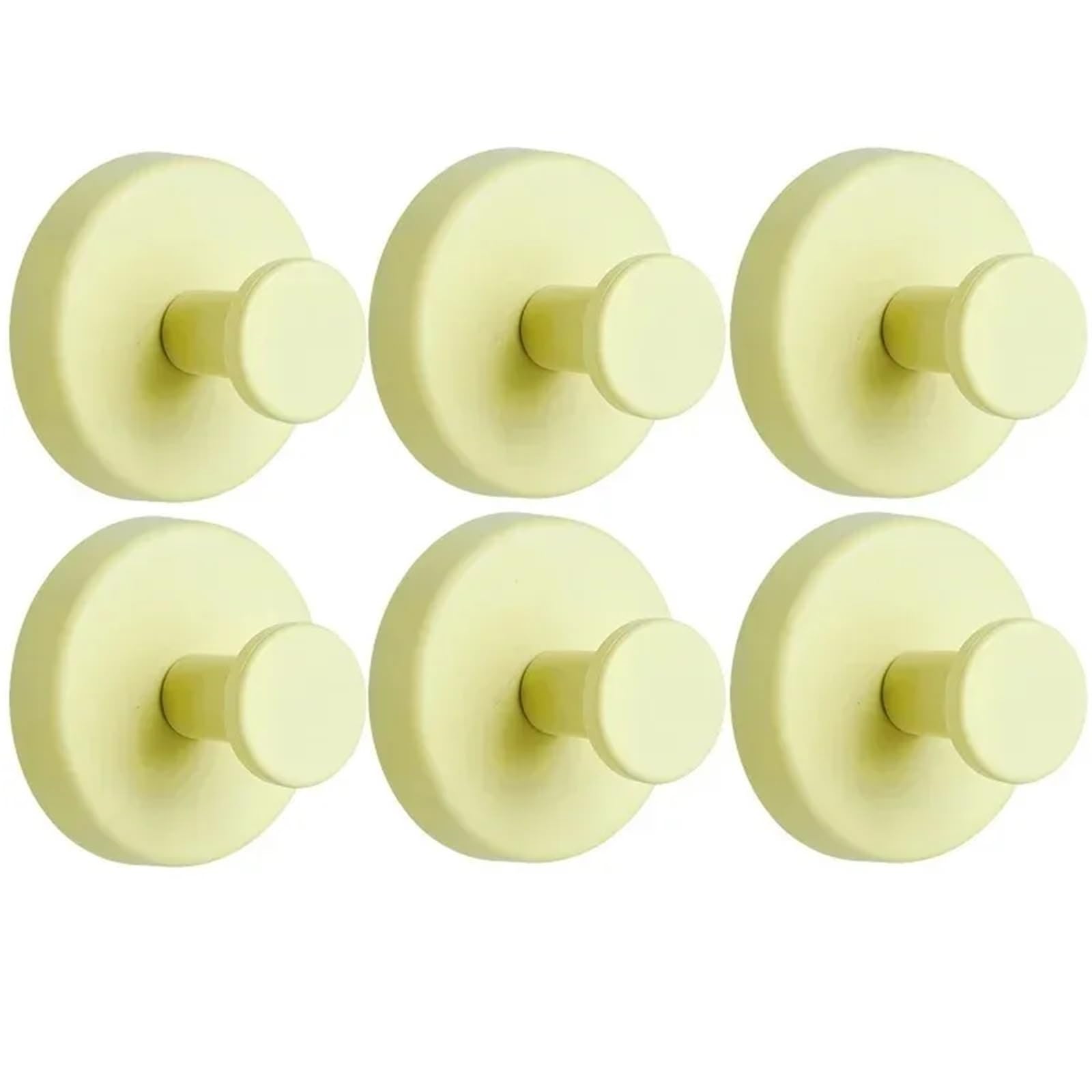 YUSUZH 12Pcs Suction Cup Hooks for Shower Removable Towel for Bathroom Window Glass Door Wall Household Hanger for Hanging Robe for Bathroom & Kitchen(Yellow)