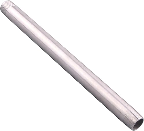 Miniatura 49 de 1/2" X 1/2" NPT Macho NPT Acero Inoxidable 304 Acoplamiento De Tubo De Acoplamiento De Acoplamiento De Tubo De Montaje 4" Longitud
