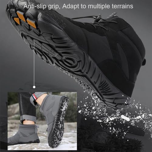 2026 Winter Barefoot Shoes Women, Pro-Healthy&Non-Slip Water Shoe, Wide Toe Box Ankle boots, Minimalist Waterproof Shoes2