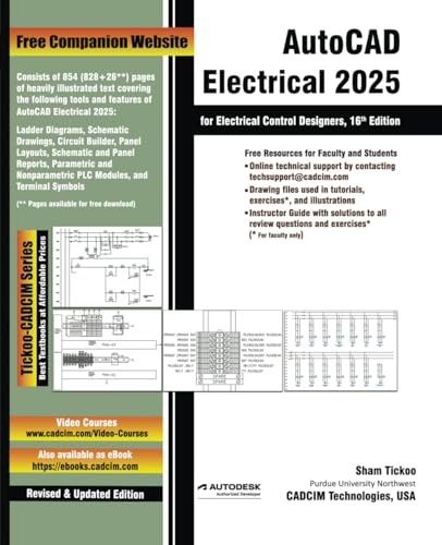 AutoCAD Electrical 2025 for Electrical Control Designers, 16th Edition