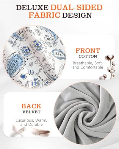 Weighted Sinus Mask, Warm Cold Compress Eye Mask for Dry Eyes, Migraine, Sinus Pressure Relief, Stress, Eye Pillow Microwavable Face Heating Pad for Puffy Eyes, Self-Care Gifts for Women (9x5 Inch) - Image 5