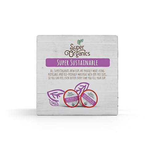 Miniatura 6 de Super Organics Té Daily Defense (orgánico) con superalimentos y probióticos (compatible con Keurig K-Cup), 10 tazas individuales