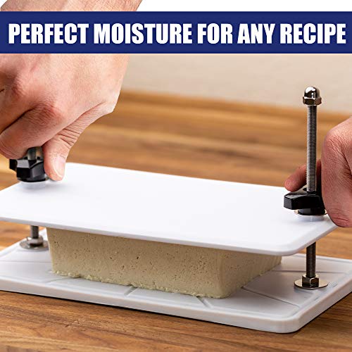 Tofu Press - Remove Water from Firm and Extra Firm Tofu - Super Tofu Presser Can Press Cheese and Paneer - Tofu strainer is Dishwasher safe