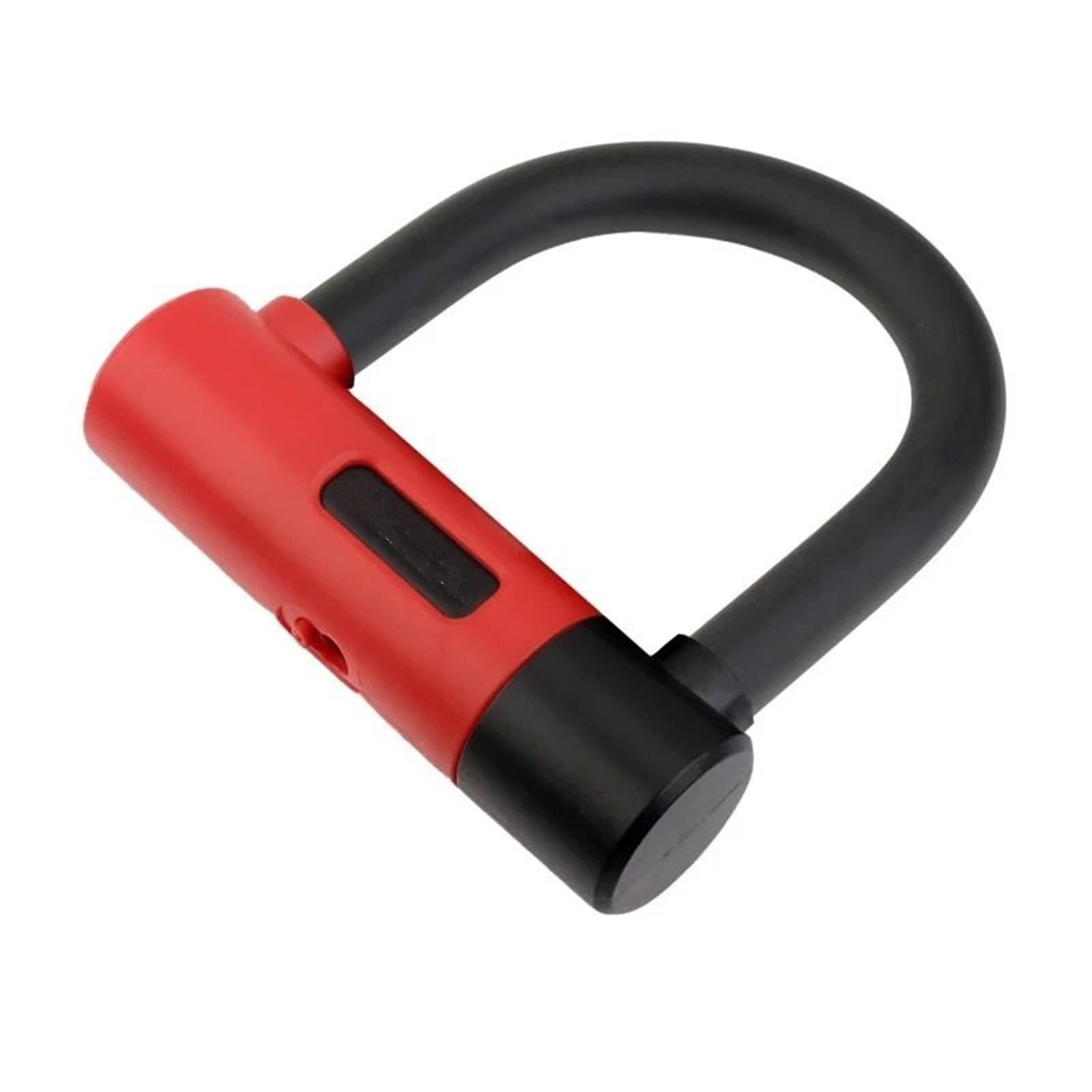 Chain Lock Anti Theft Convenient Motorcycle Accessories Security Lock Reinforced with Key U-Shaped Bicycle Motorbike Motorbike Lock(6102 red)