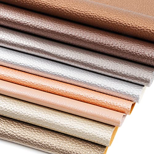 ZAIONE Fogli in finta pelle perla: 8 confezioni da...