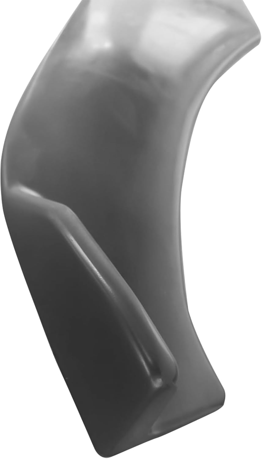 IKON MOTORSPORTS Front Bumper Lip, Universal Fit V3 Style Unpainted Black PU Polyurethane Air Dam Chin Spoiler Protector Splitter, for Most Cars Sedan Coupe Hatchback Wagon 2PCS