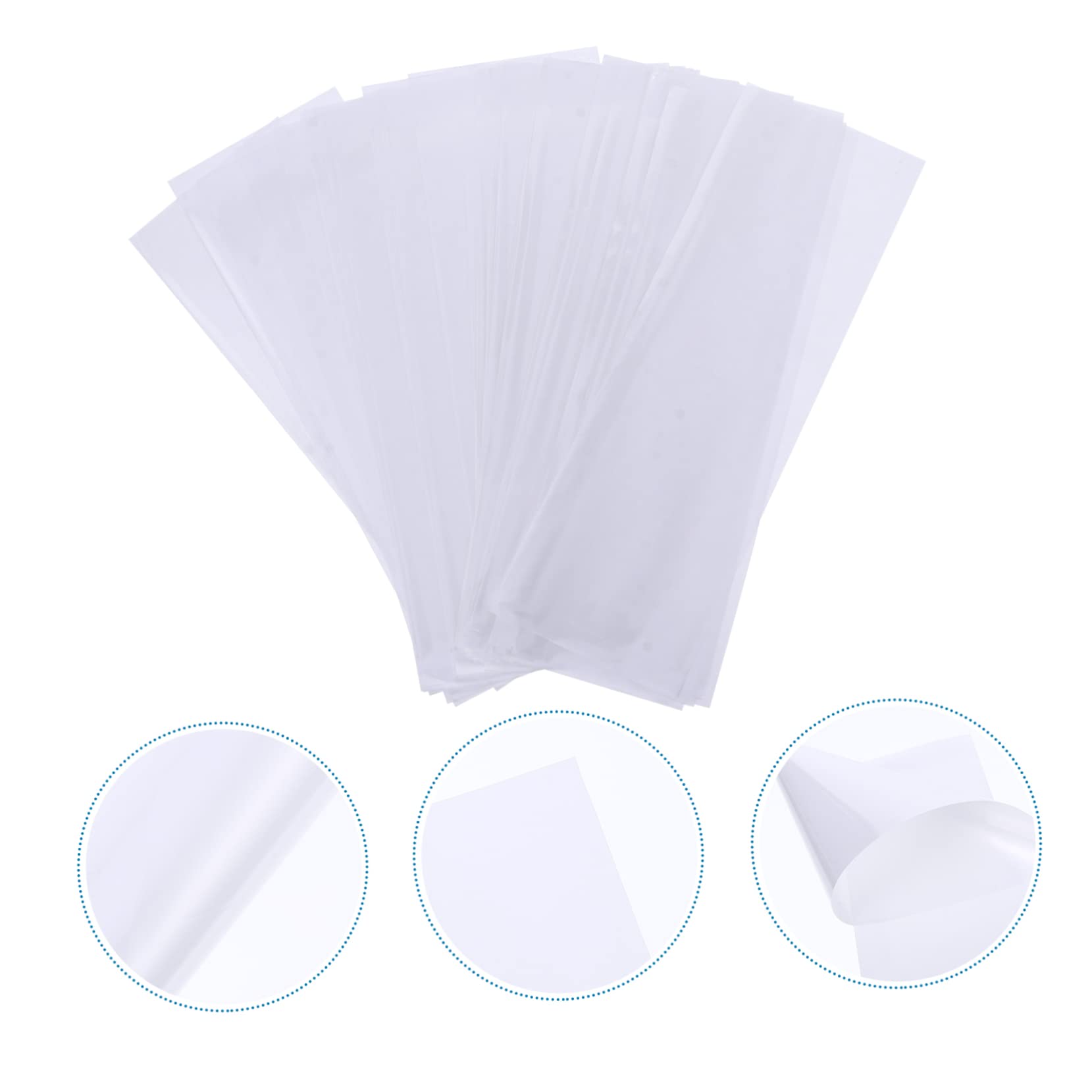 SOESFOUFU Professional Barber Shop Tool 200 Sheets Hair Coloring Wrap Paper Sheets