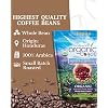 2LB Subtle Earth Organic Coffee - Medium-Dark Roast - Whole Bean Coffee - 100% Arabica Beans - Low Acidity and Non-GMO - 2lb bag
