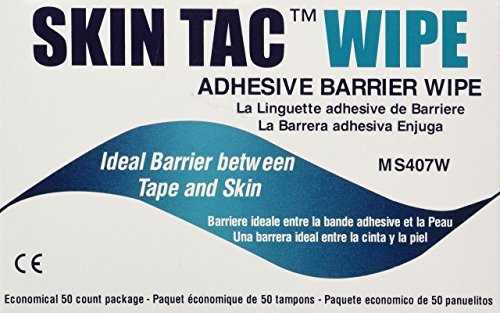 Skin-TacTM Adhesive Barrier Wipes 50 count by Skin-Tac