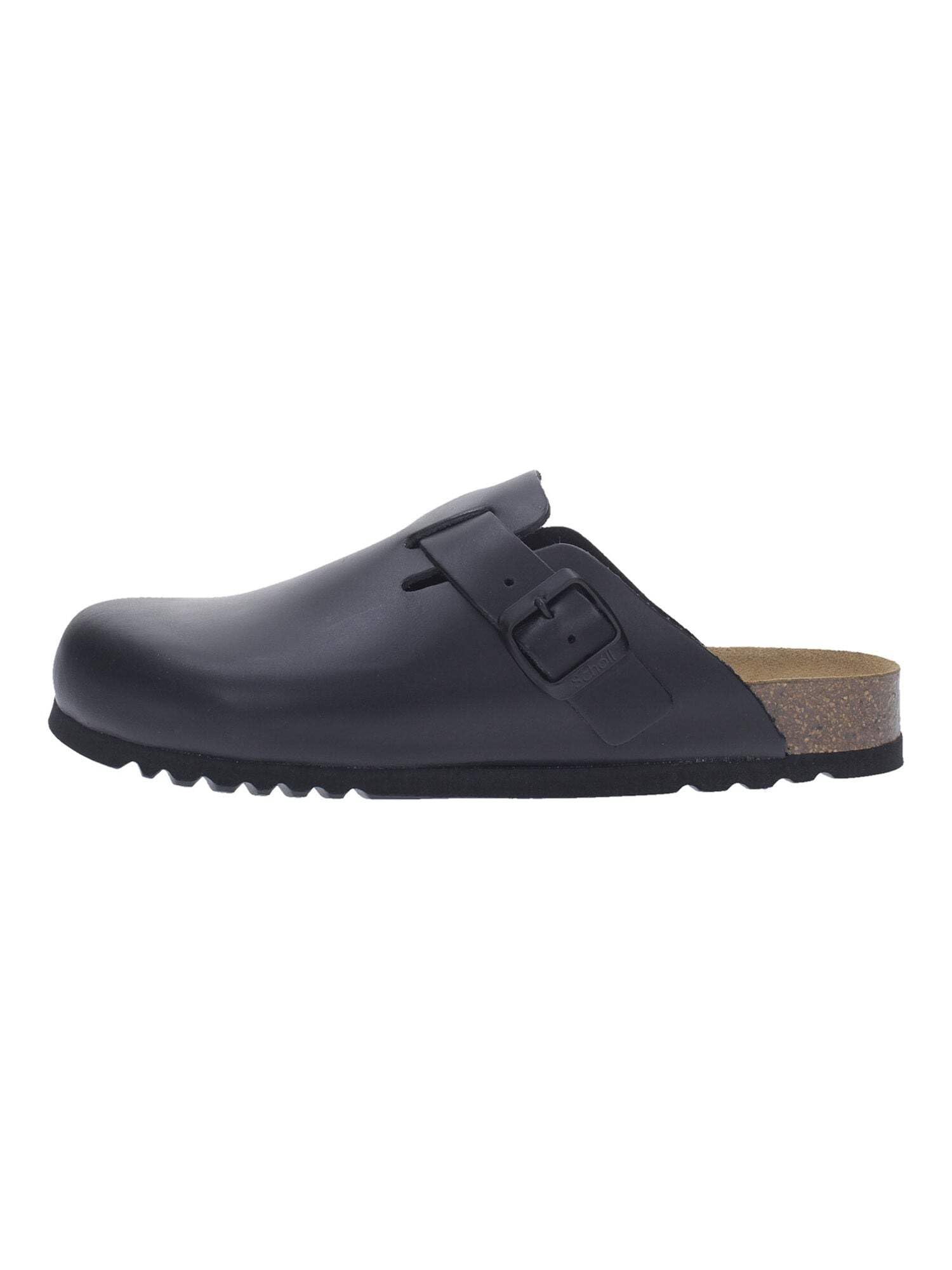 Scholl Olivier Leather Mules, Black, 9 UK