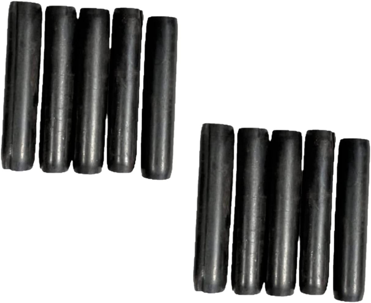 P156 Roll Pins 10pk, P156 Roll Pins (Set of 10) FITS for Bucket Teeth/ Bucket Tooth w/ 230x156 Adapters ,,Bucket Tooth Roll Pins 1.97" Long, Teeth Tooth P156 X156 X156S X156L X156T X156TWL