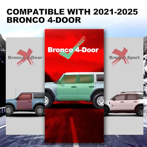 Estribos laterales aluminio para Ford Bronco 2021-2026 miniatura 2