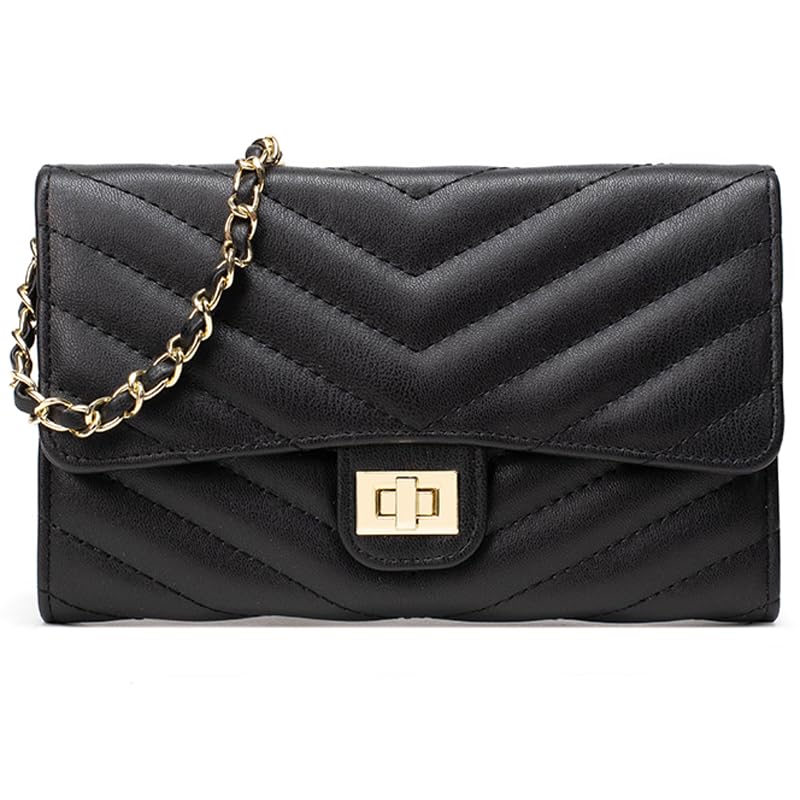 hwnnon Small Purses for Women, Small Purses Crossbody Purses, Women's Phone Bags,Phone Purse with Card Slots, Stylish & Portable Tote Purse (Black)