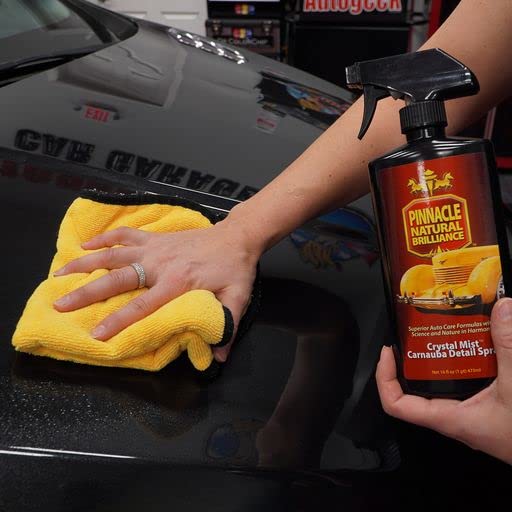 Pinnacle Natural Brilliance Crystal Mist Detail Spray | Ultra Gloss & Paint Enhancing Formula | VOC-Compliant | Safe for All Paint Surfaces | PIN-372 | 128 oz