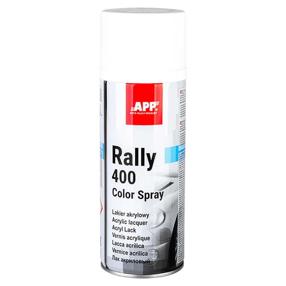 APP Rally 400 Color Spray - Lakier akrylowy | biały połysk | 400ml