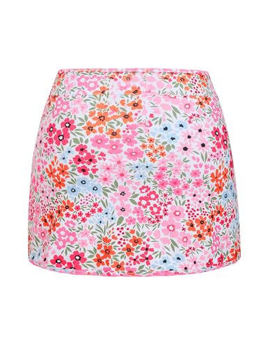 ZAFUL Women's Swim Skirt High Waisted Whip Stitch Bikini Bottoms Tummy Control Bathing Suit Bottom3