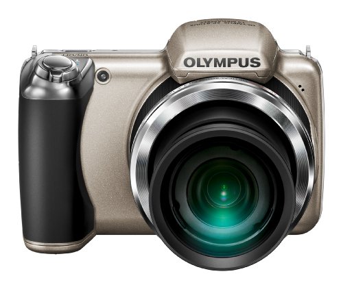 Olympus SP-810UZ Digitalkamera (14 Megapixel, 36-Fach Opt. Zoom, 7,6 cm (3 Zoll) Display, bildstabilisiert) Silber