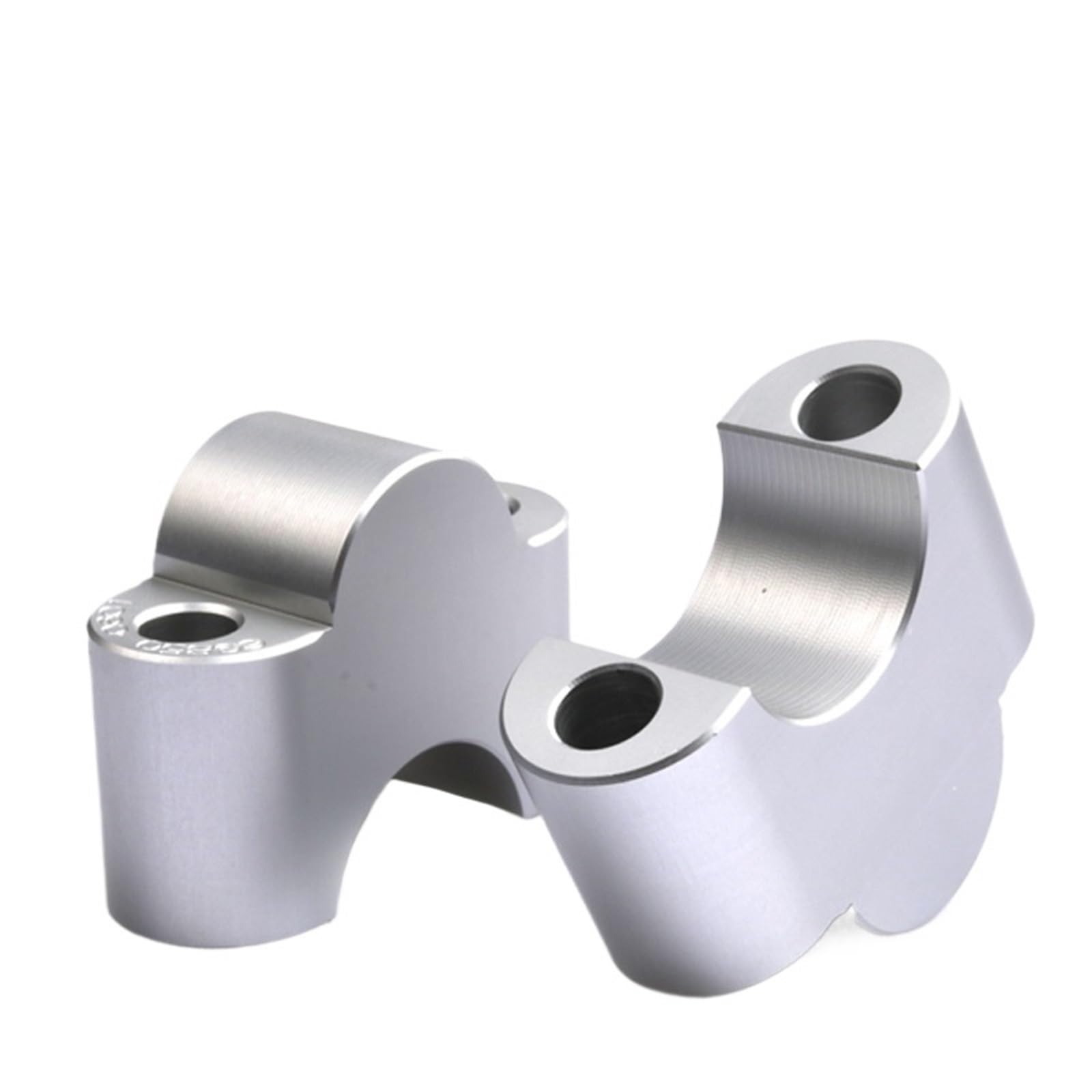 VNSMM Fit For CFMOTO 450MT MT450 MT 450 MT Accessories Handlebar Riser Mount Clamp Handle Bar Heightening Move Back Adapter(A Silver)