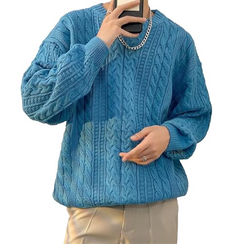 Pull homme en tricot chic à manches longues un vêtement élégant et doux pour le quotidien