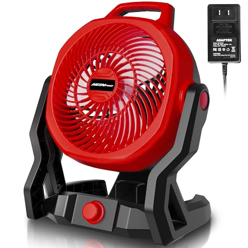 HEINPRO M18 Battery Fan 650 CFM, Variable Speed, Low Noise