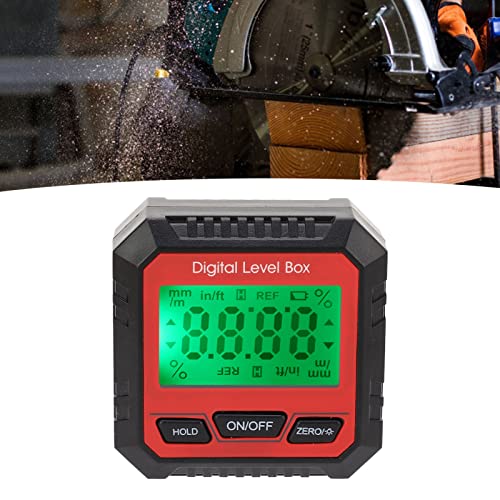 Nivel Digital con Base Magnética y Inclinómetro LCD miniatura 5