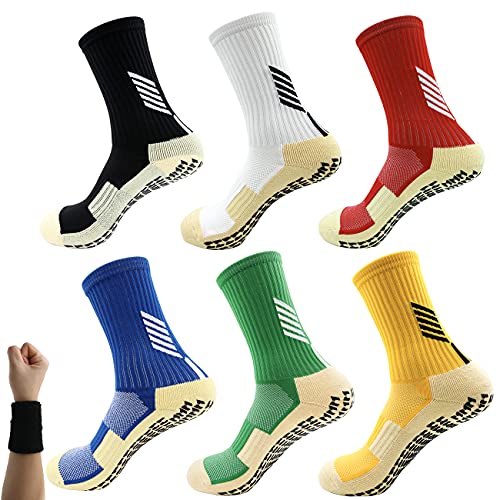 Deportes Y Aire Libre Dee Plus Niñas Niños Calcetines Antideslizantes de Deporte Fútbol Calcetines ninos con Suela ABS para Yoga, Danza,...