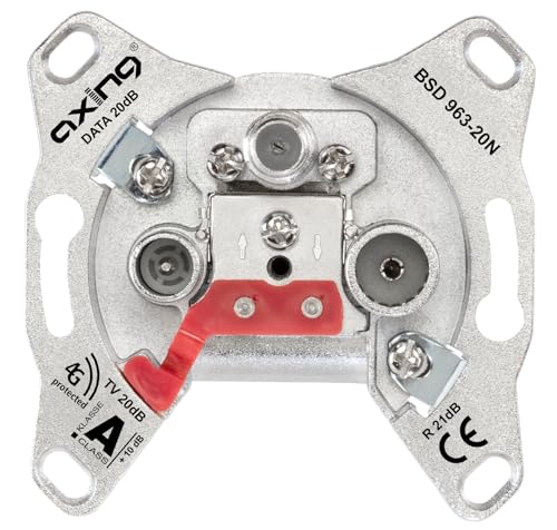 Axing BSD 963-20N Multimedia-Durchgangsdose 20 dB (Data / TV / R) Axing BSD 963-20N Multimedia-Durchgangsdose 20 dB (Data / TV / R)