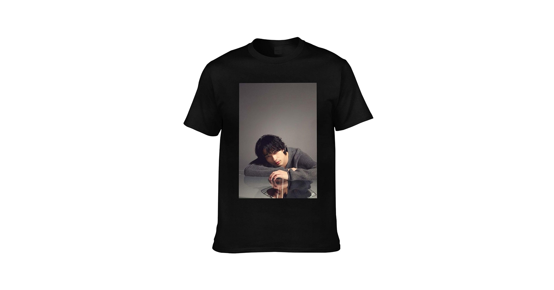 横浜流星 Tシャツ ブラック 横浜流星 オリジナルTシャツ 横顔 ハイタッチ会 - メルカリ