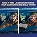 Car Heater - Portable 12V 150W Cigarette Lighter Defroster 360° Rotation 2 in 1 Heating and Cooling Windshield Dehumidifier Fits All Cars