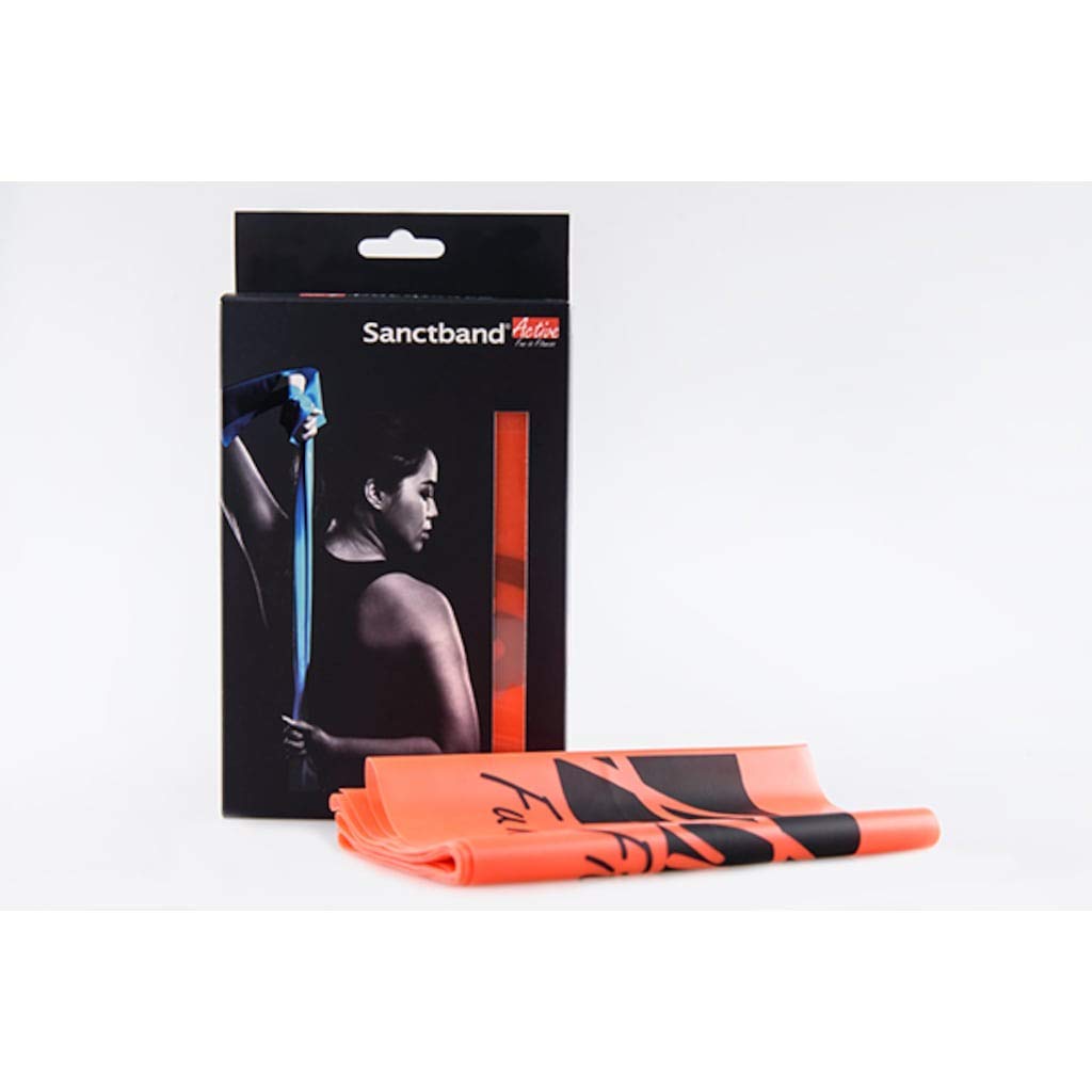 EX-Band 2.5 Meter Retail Box Amber Size: 0.25Mm(T) x 15Cm(W) x 2.5M(L) Exercise Band (Medium) Resistance Training