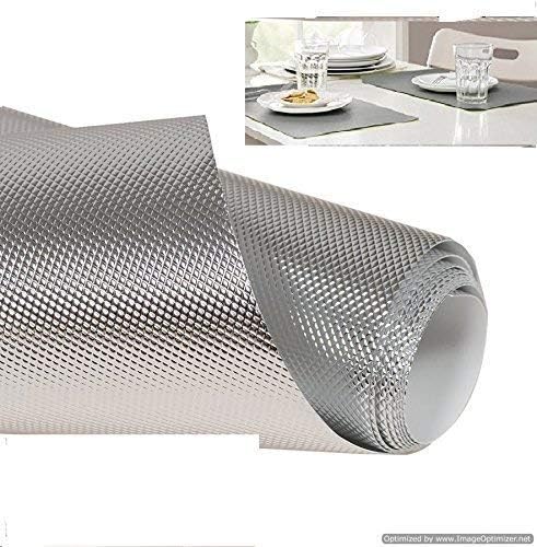 FeelOShoppy Multipurpose Textured Super Strong Anti-Slip Eva Mat - for Fridge, Bathroom, Kitchen, Drawer, Shelf EVA Mat (Grey, 45 * 500 cm)