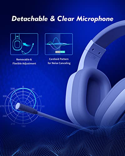 Jeecoo G80 Wireless Gaming Headset - 7.1 Surround Sound, Detachable Noise Canceling Mic, Low Latency 2.4G Wireless Gaming Headphones, Shining Rgb - Works With Ps4 Ps5 Pc Laptop Computers #TOP4