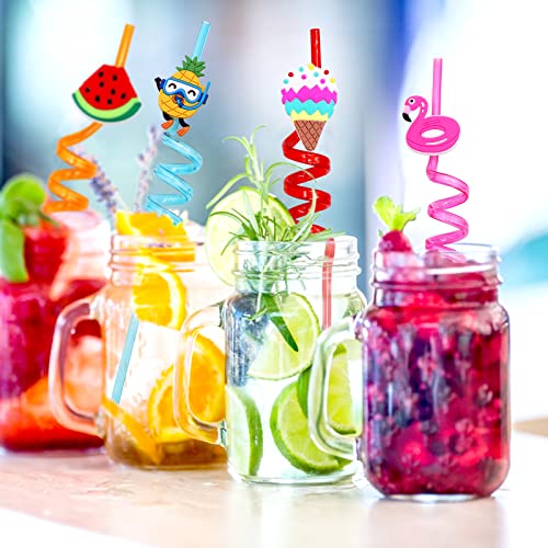 Pitillos reutilizables para beber 16 unidades coloridos miniatura 6