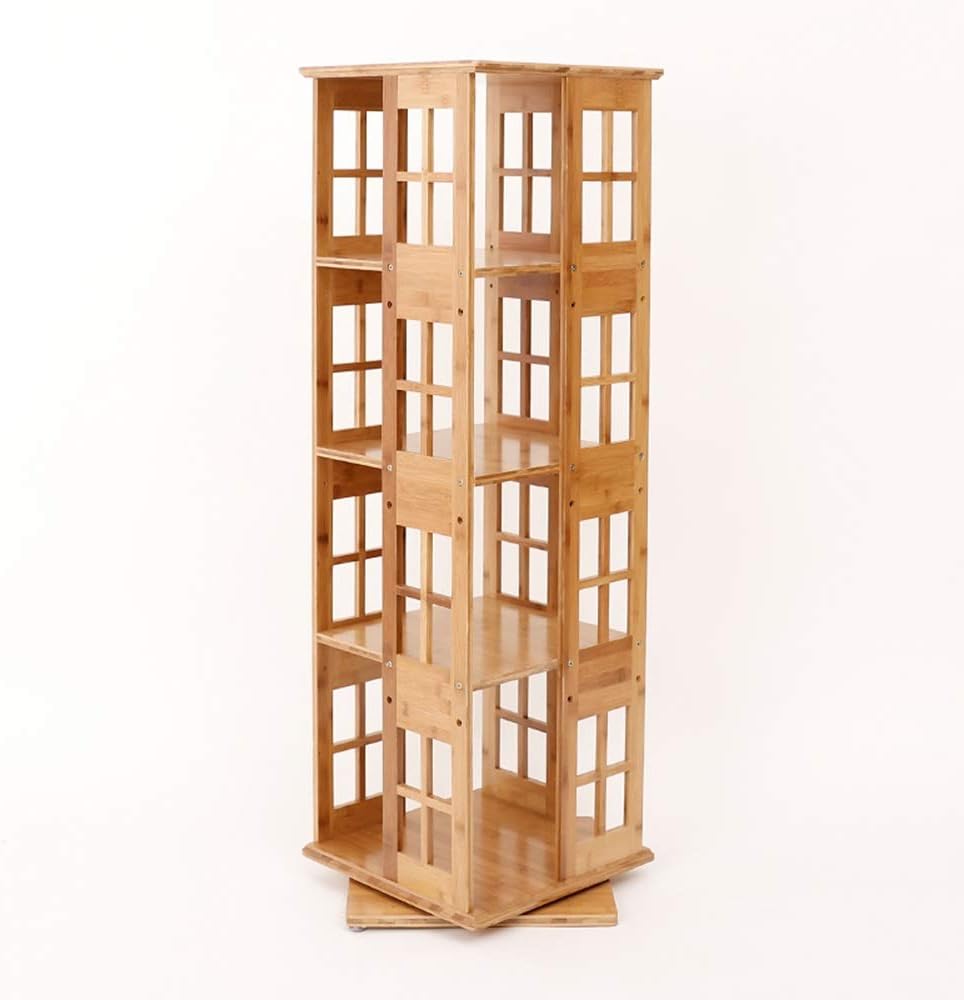 Axdwfd Floating Shelves 360 Degree Rotating Bookshelf