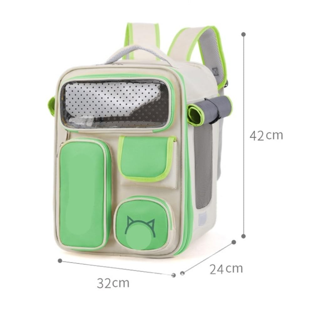 Rucksack Haustier-Rucksack, Atmungsaktiver Katzen-Haustier-Rucksack Für Kleine Katzen Und Hunde, Haustier-Tasche Für Reisen, Haustier-Haustier-Tasche Haustier(D)