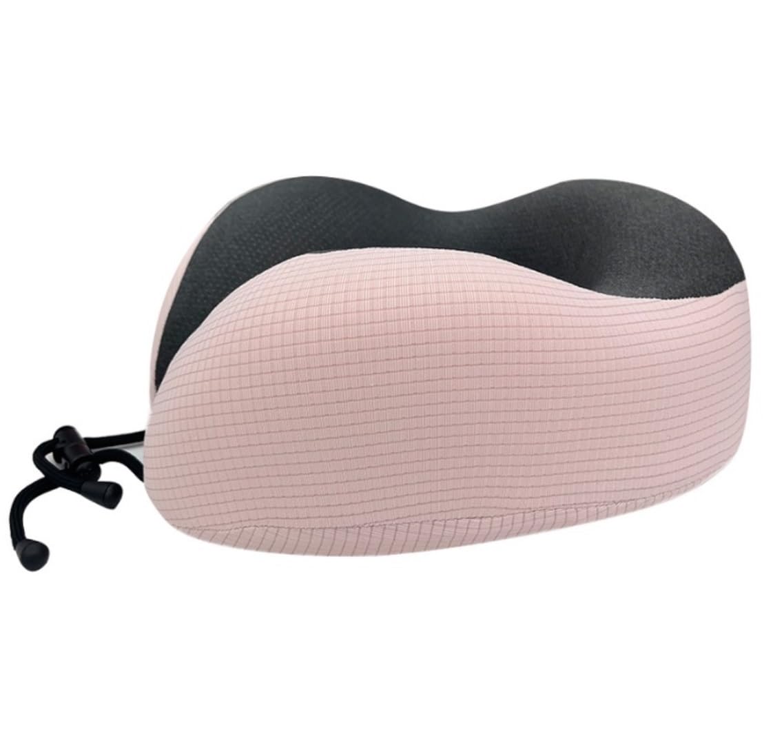 Nackenkissen Auto Nackenkissen Reise Memory Foam Reise-Nackenkissen, Spandex-Reisekissen Für Flugzeug, Tragbar Travel Essentials(Pink)