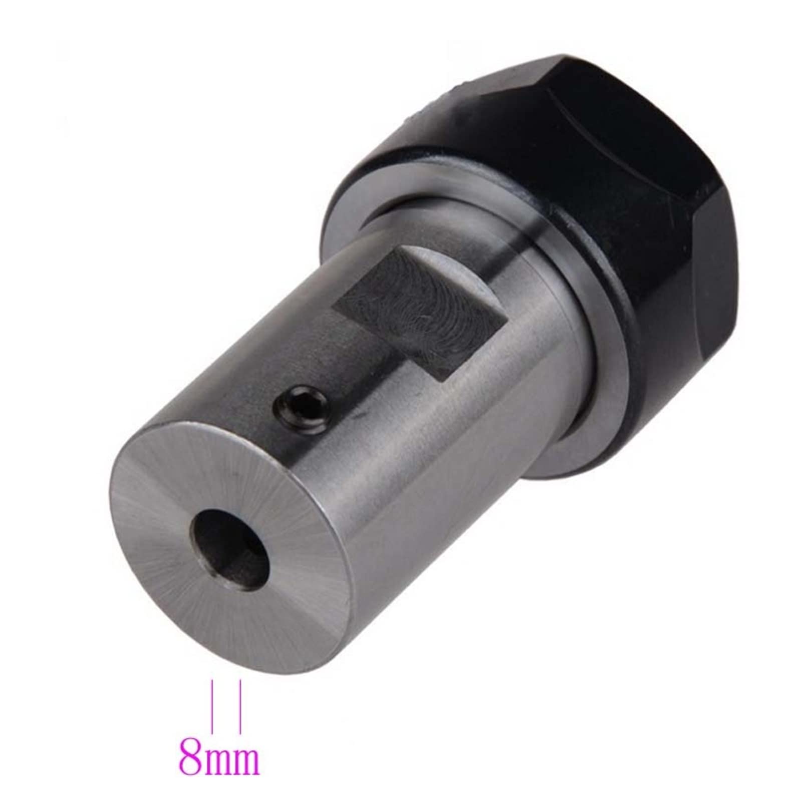 Spindelmotor, Spindelmotor -Klemmstange C25 ER20A 8mm 10 mm 12 mm 14 mm 16mm Wellenmotor verlängerte Klemmmesser -Gravurmaschinenbohrer -Set(ER20 aperture 14MM)