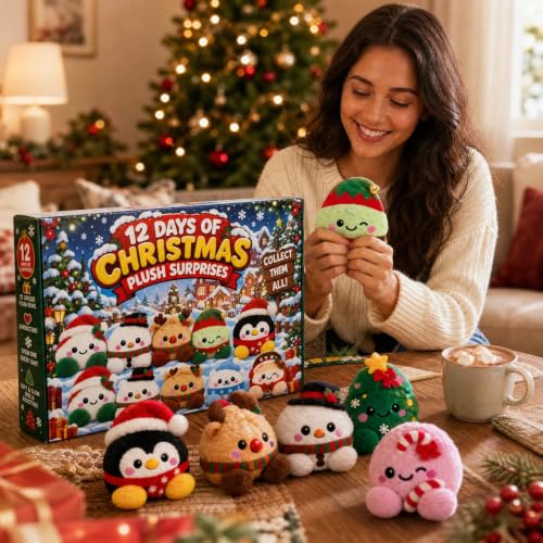 12 Days of Christmas Advent Calendar 2026 Mystery Dumpling Plush Gift Set - image 7