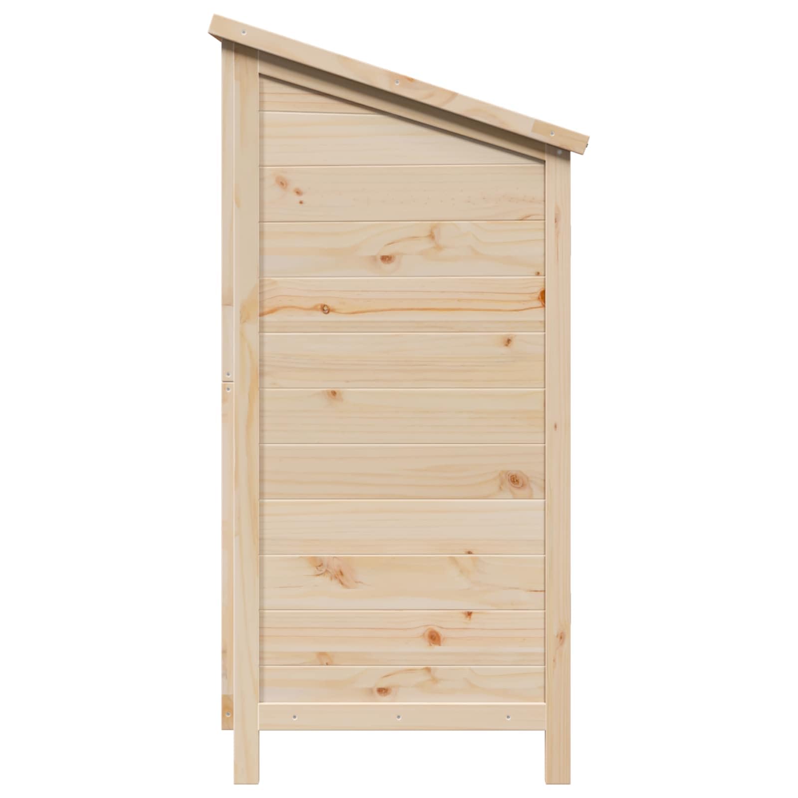 vidaXL Shed ogrodowy naturalny 106 x 56 x 113,5 cm Drewno Świerkowe