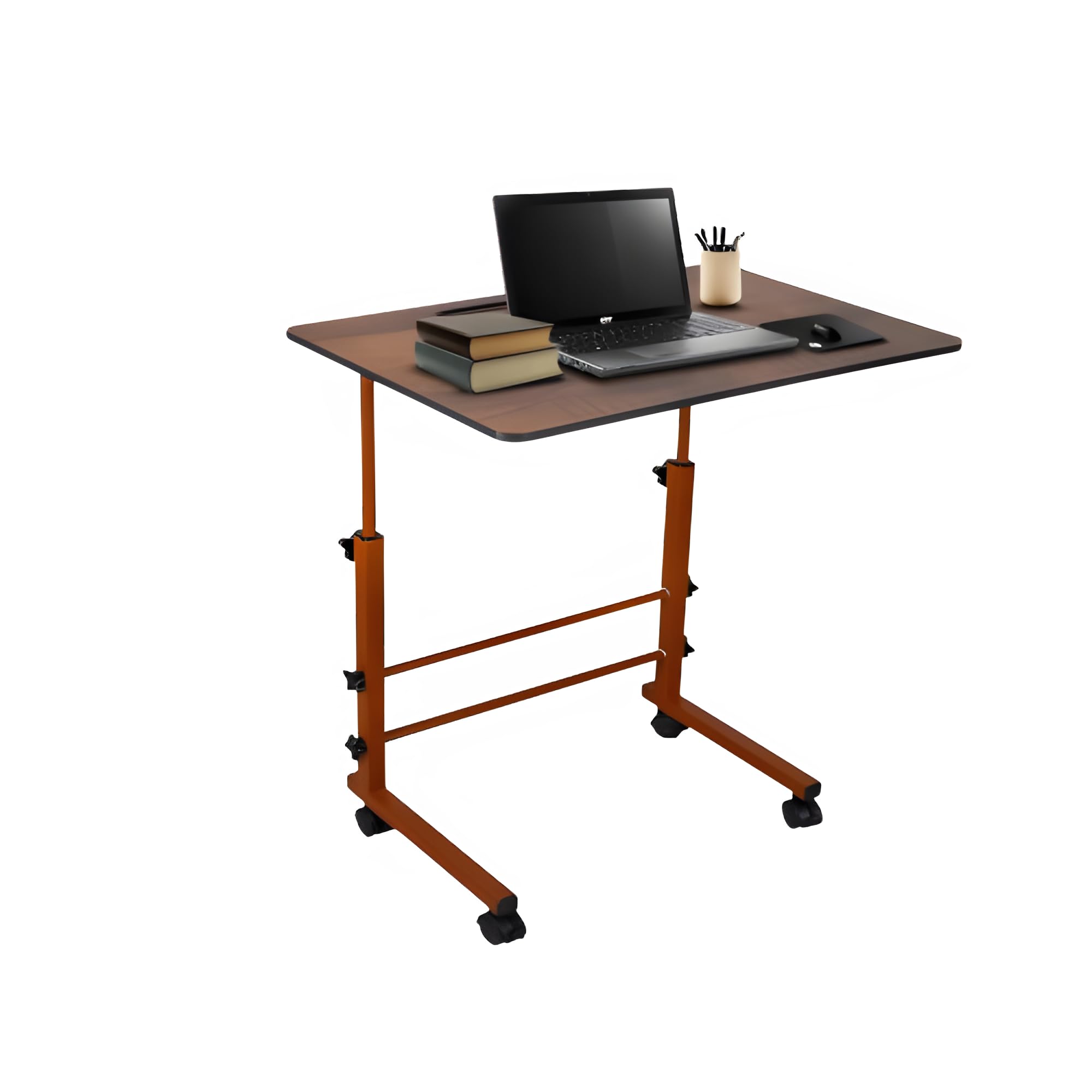 kiva Height Adjustable Multipurpose Table on Wheels for Study Laptop Office Work Classroom and Computer Use with Mobile and Tab Holding Stand Size_(39 X 59 x 76 CM)_(Wood) (B0BLK2DQMP) Amazon Price History, Amazon Price Tracker