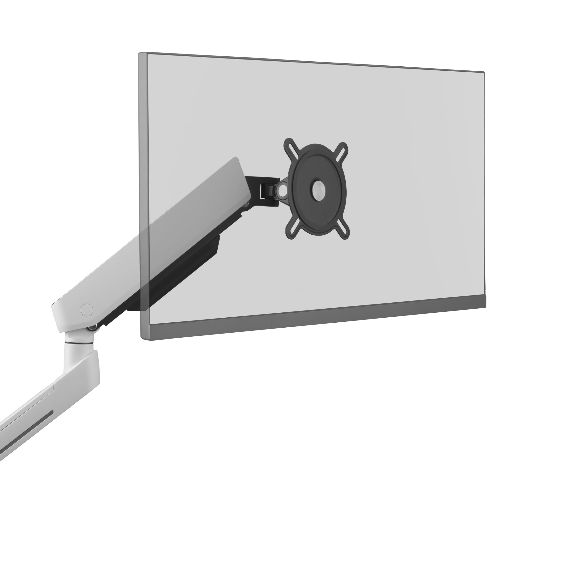 Brazo de Monitor para Gaming One For All para Pantallas de 21" a 45" -VESA 75/100mm -Ajuste de Altura -Inclinación(80°), Giro(180°) y rotación(360°) -Peso máx: 8kg -Blanco (DM8120)