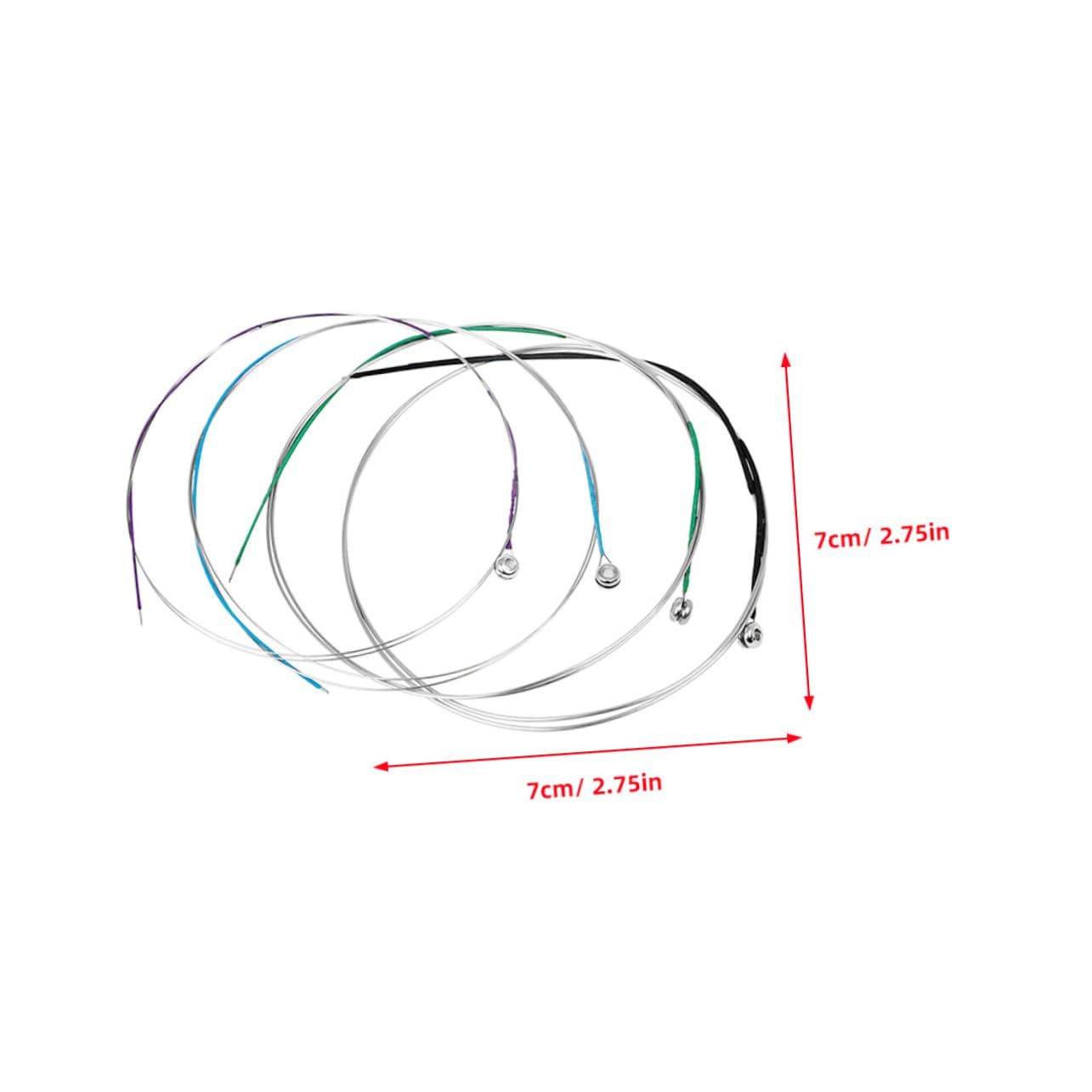 ibasenice 4pcs Violin Strings Full Kit Violin Replacement Parts Acoustic Guitar String