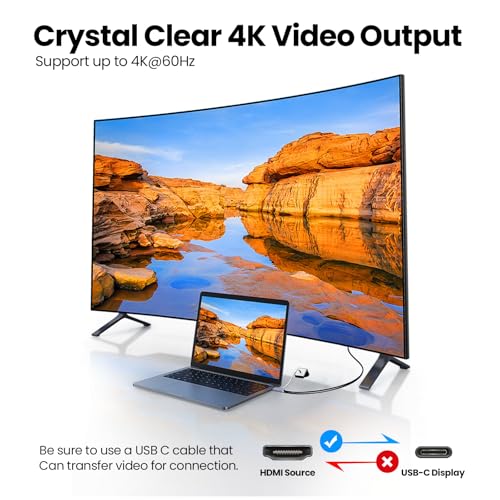 Adaptador HDMI a USB C Focuses 4K 60Hz miniatura 3